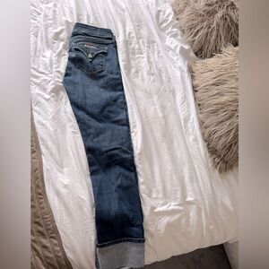 Hudson Cropped cuffed jeans size 27